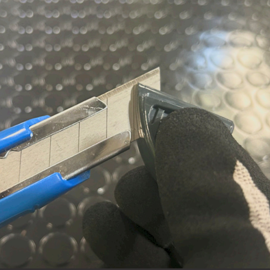 Razor knife with break off blades