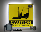 AwareSigns Fahrzeugerkennung (Smart Sensor) & 24-Zoll-LED-Anzeige-Kombination