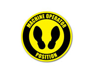 Signe Cercle DuraStripe - Position Opérateur De Machine