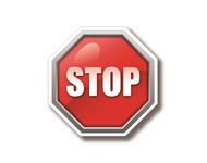 Durastripe Achteck-Schild - Stop