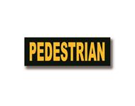 Durastripe Rechteckiges Schild - PEDESTRIAN