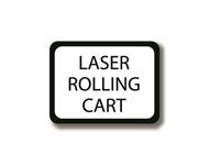 Durastripe-Rechteckschild - Laser-Rollwagen