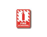 Durastripe Rechteckiges Schild - Feuerlöscher